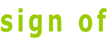 sign of
